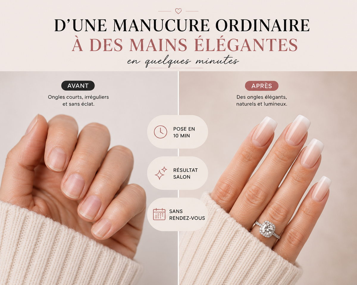 Kit Pose Complet — Faux ongles réutilisables — 2