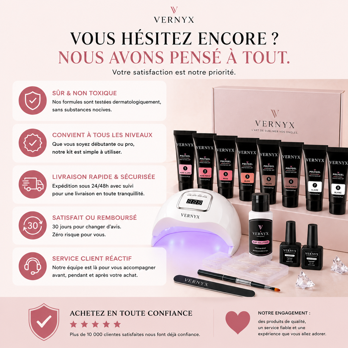 Kit Manucure Gel Vernyx — 5