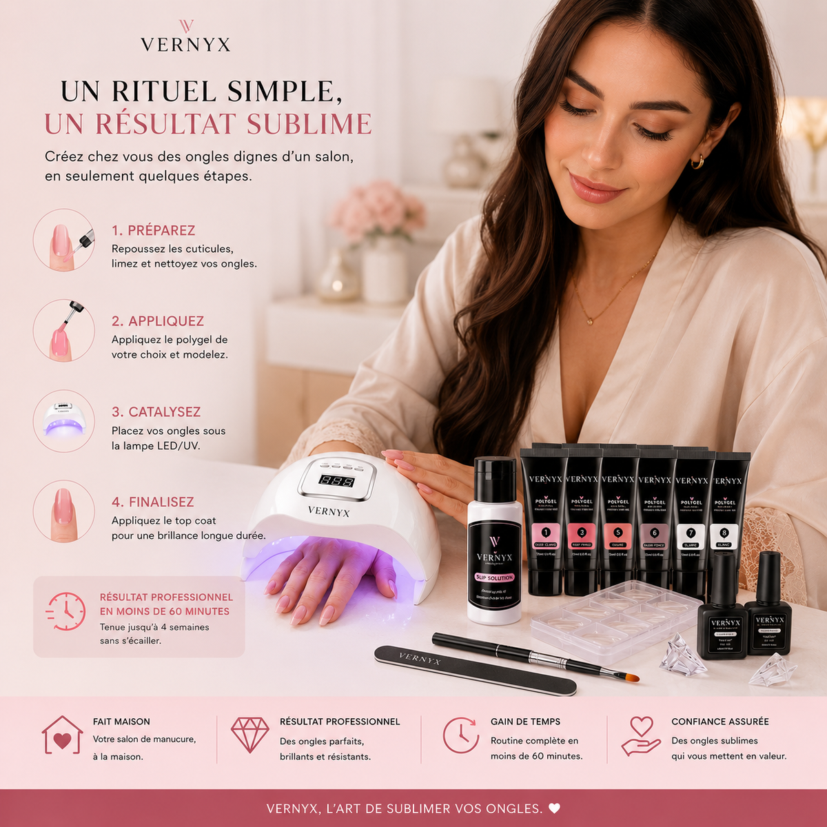 Kit Manucure Gel Vernyx — 4